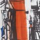 Maria helena vieira da silva: arrival in town - original lithograph