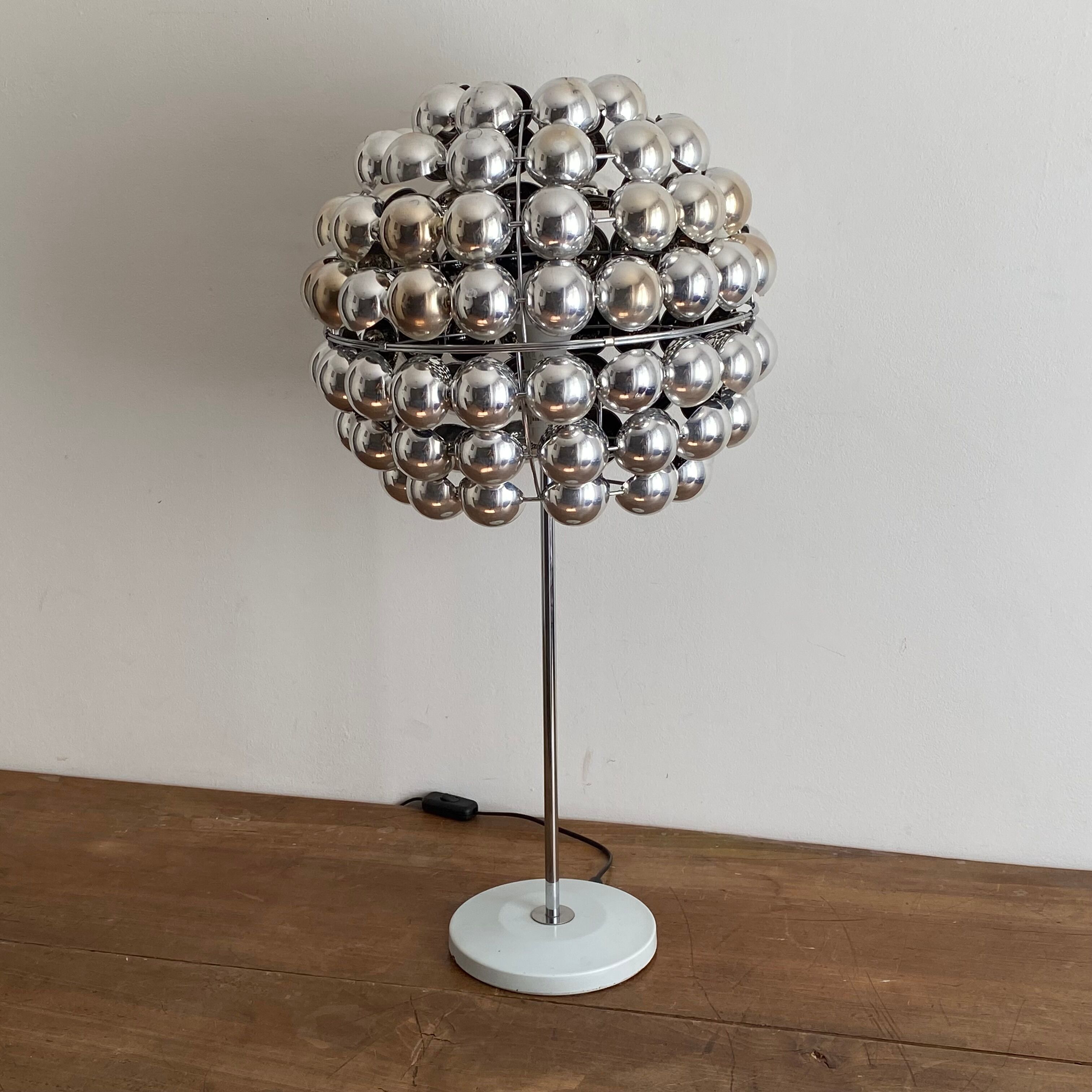 Lampe cinétique space age. 1970.
