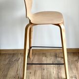 Beech bar chair