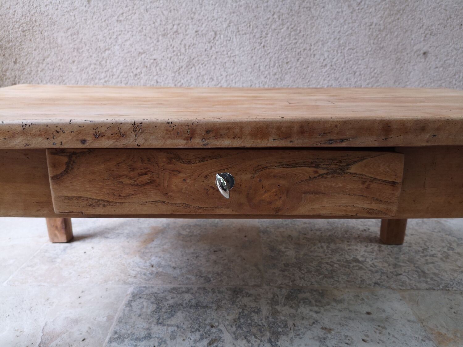 Wooden coffee table