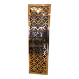 Vintage copper screen panel, sculpted, 1970s/80s, metallic color