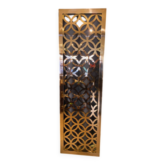 Vintage copper sculpted panel sculpted panel 70s/80s metal color