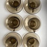 Tasses en verre fumé Arcoroc