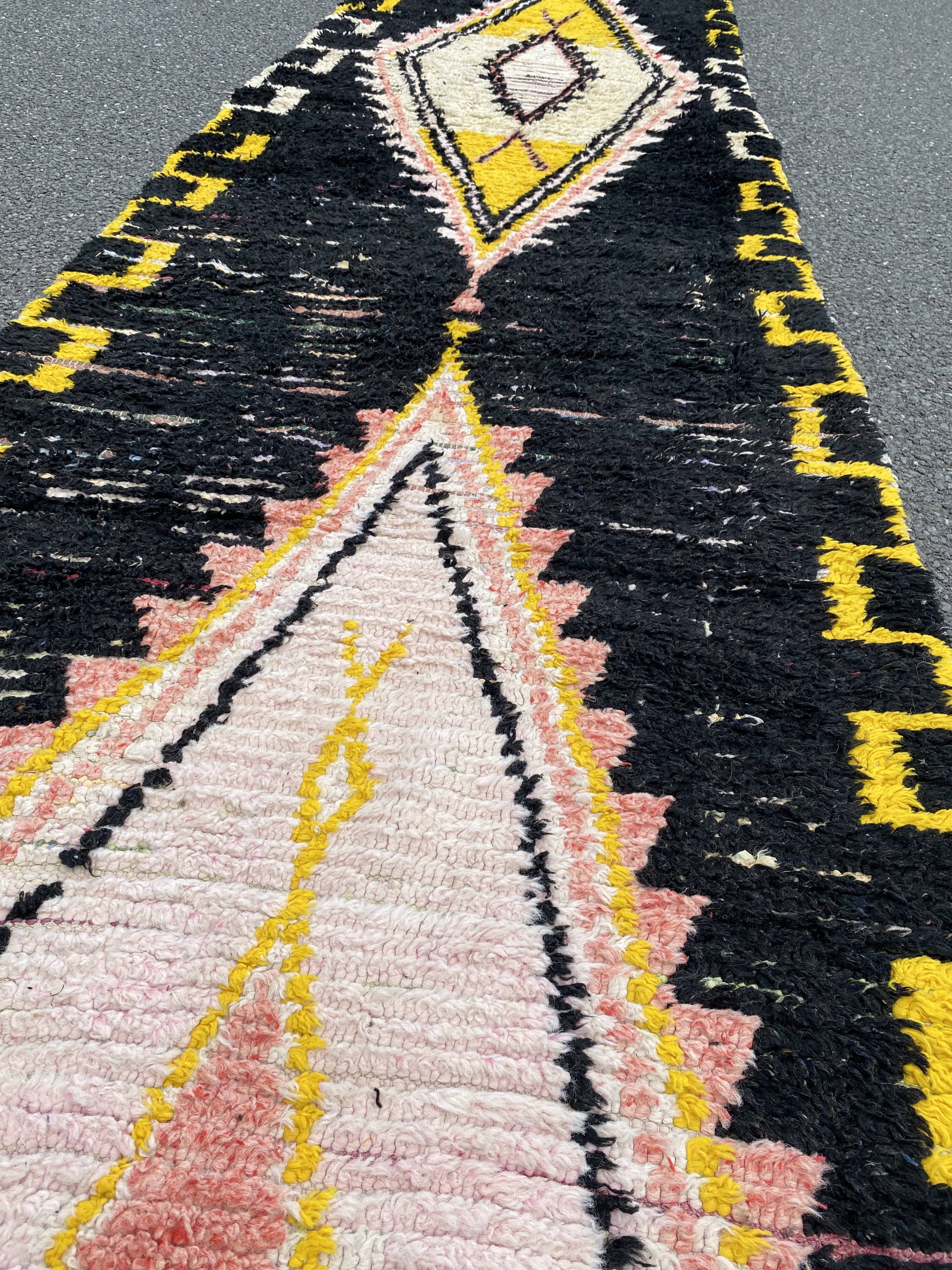 Carpet berbere corridor boujaad 95x380 cm