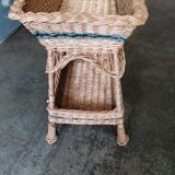 1900 yresse wicker worker serving table