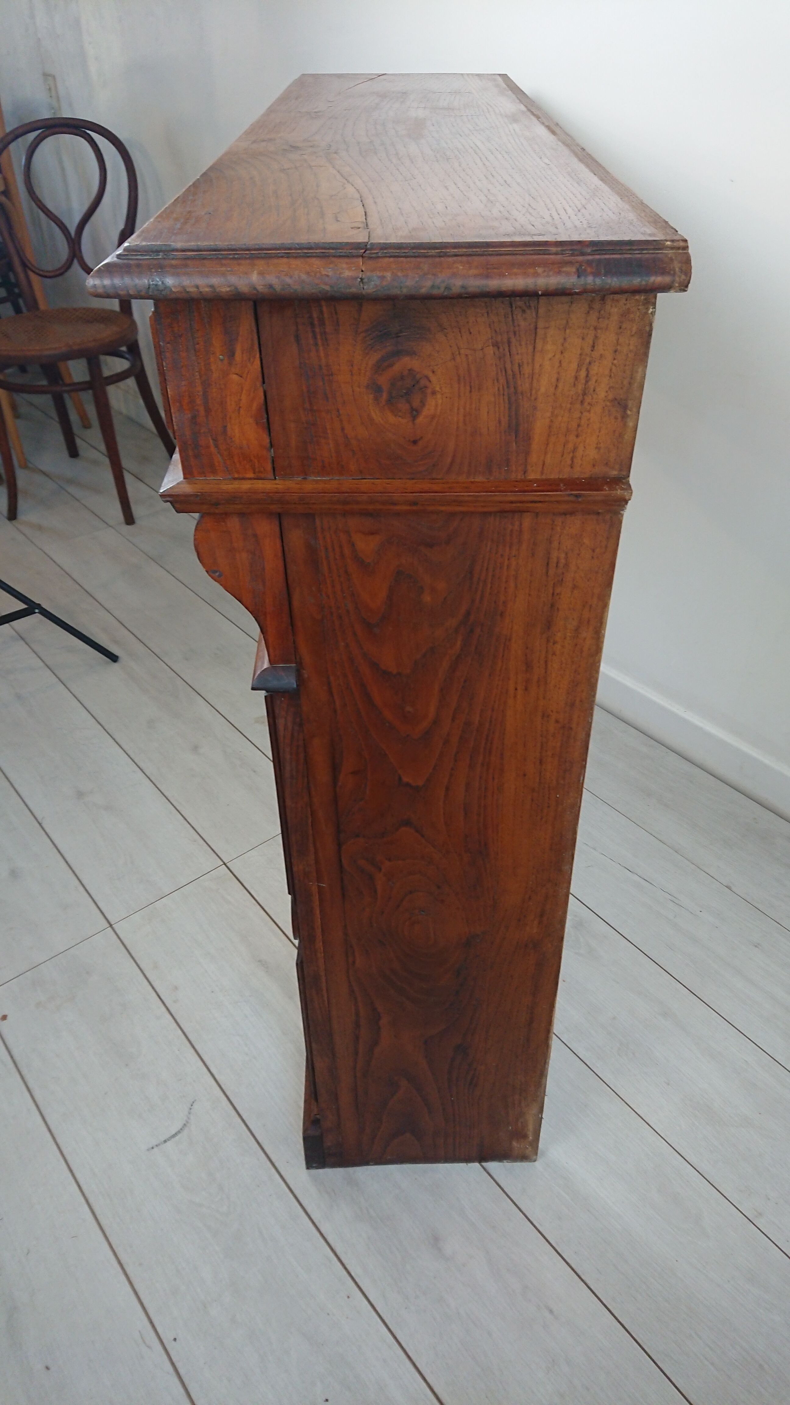 Fireplace chestnut mantle