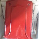 Drainer red kitchen utensils