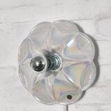 Mid-century iridescent porcelain wall lamp by Goebel for PAN Germany 1970s