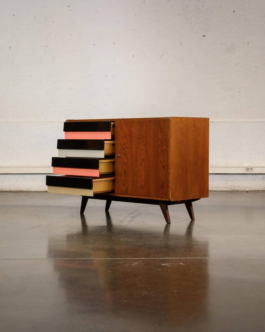 Buffet JIROUTEK tiroirs roses