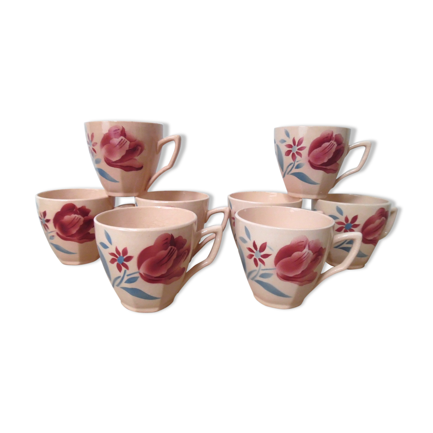 8 cups digoin sarreguemines