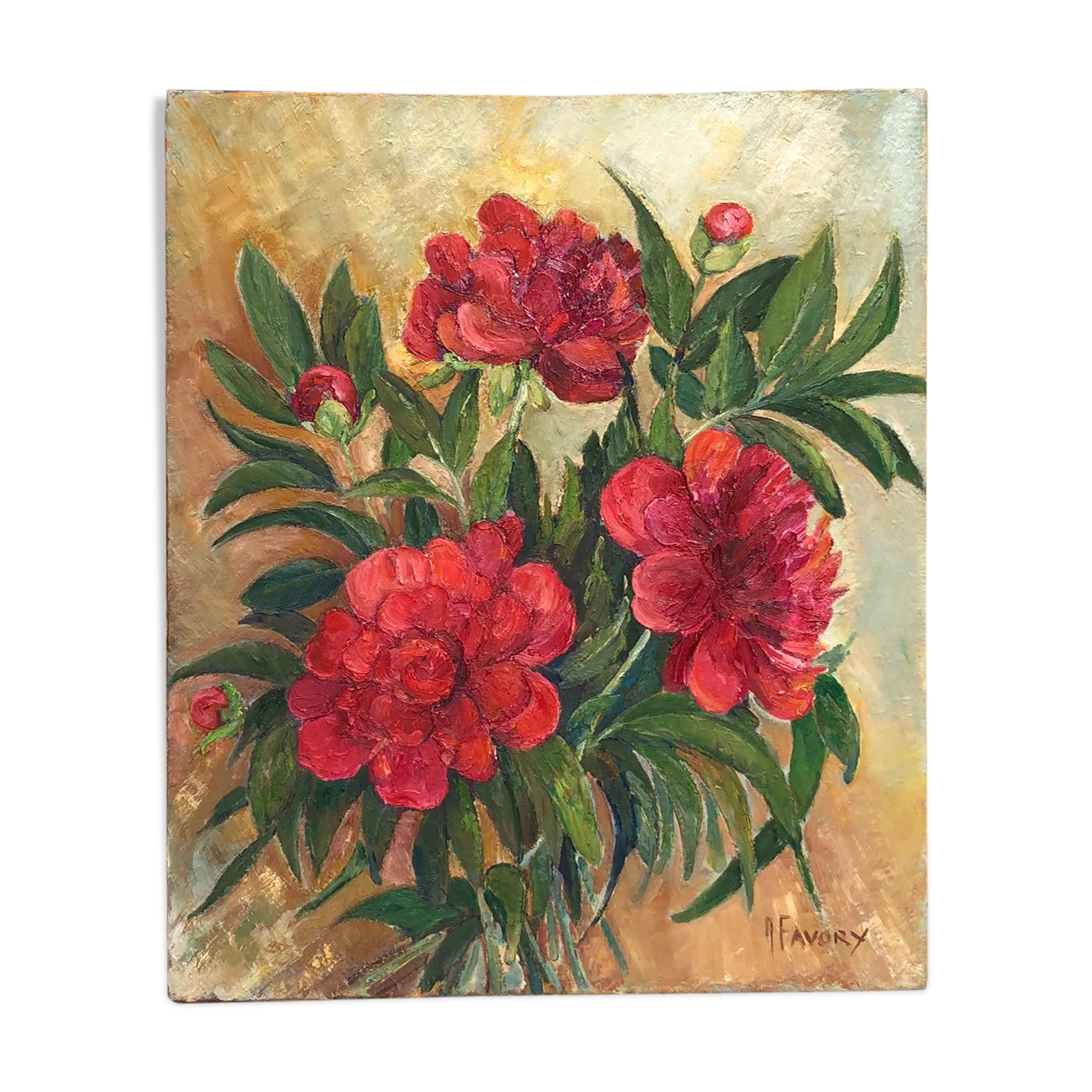 Toile bouquet de fleurs