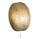 Wall or ceiling lamp made of ice glass