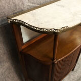 Louis XVI style curtain console, nineteenth century