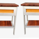 Pair of bedside tables made in italy, 1970