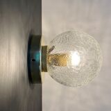 Wall lamp vintage glass globe