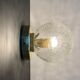 Wall lamp vintage glass globe