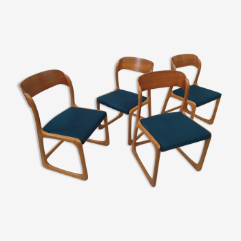 Suite of 4 Chairs Baumann Sled