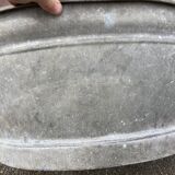 Very large vintage zinc basin 70 liters