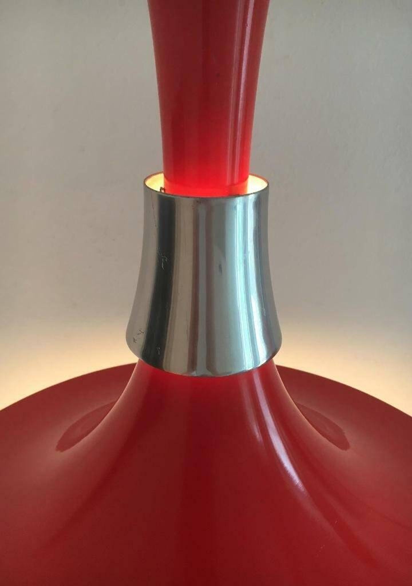 Vintage Danish suspension by Bent Nordsted for Lyskaer, 1970s.