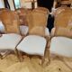 Lot of 8 cane chairs