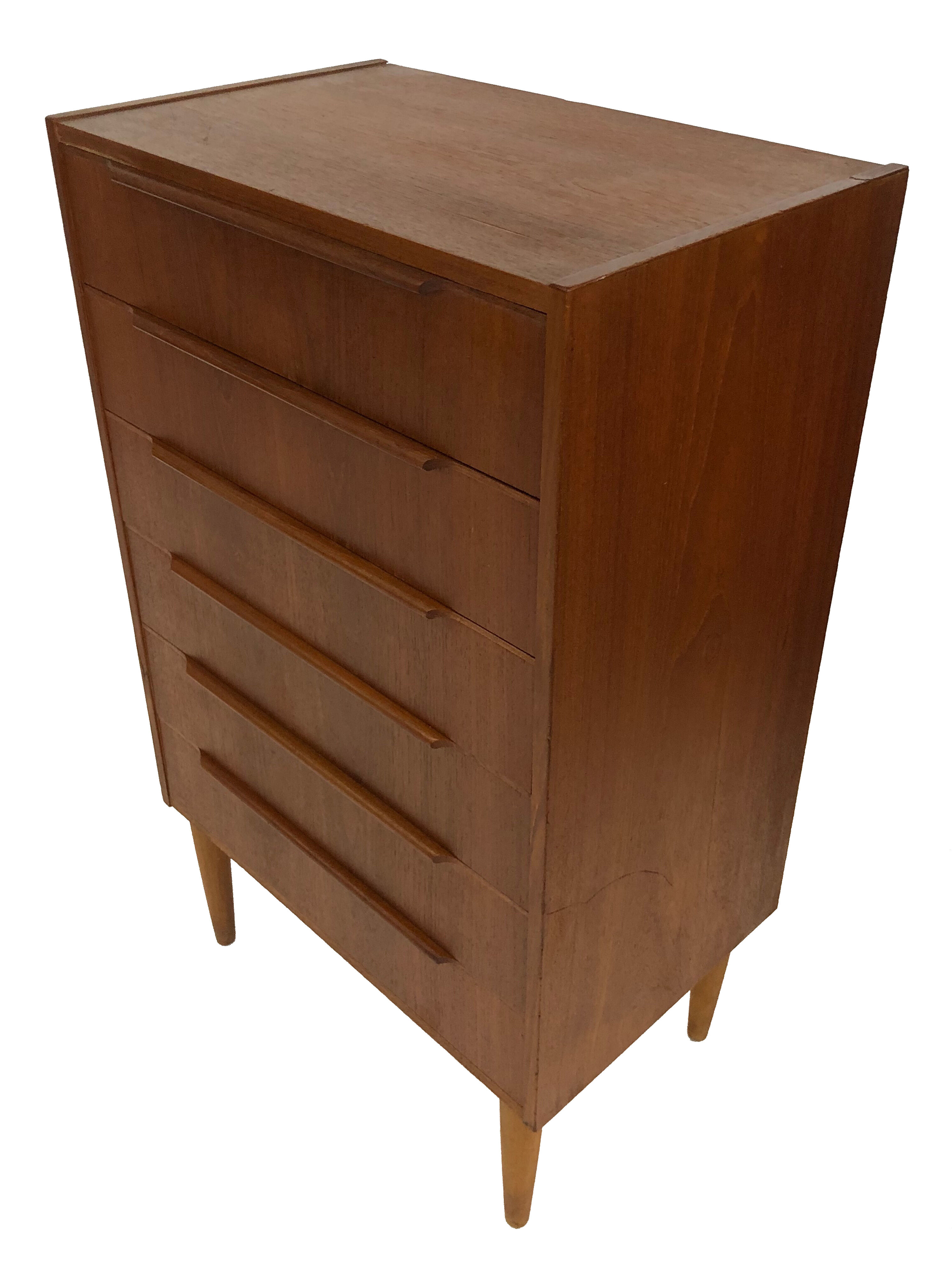 Convenient dresser vintage danish design teak