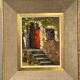 Framed painting oil on canvas by Renée Plard
