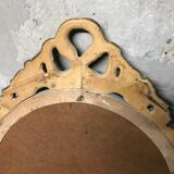 Oval mirror Louis XVI gilded style 53x90cm