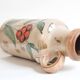 Large Scheurich Keramik ceramic vase with floral decoration - Model 407 35 - West Germany - 1970