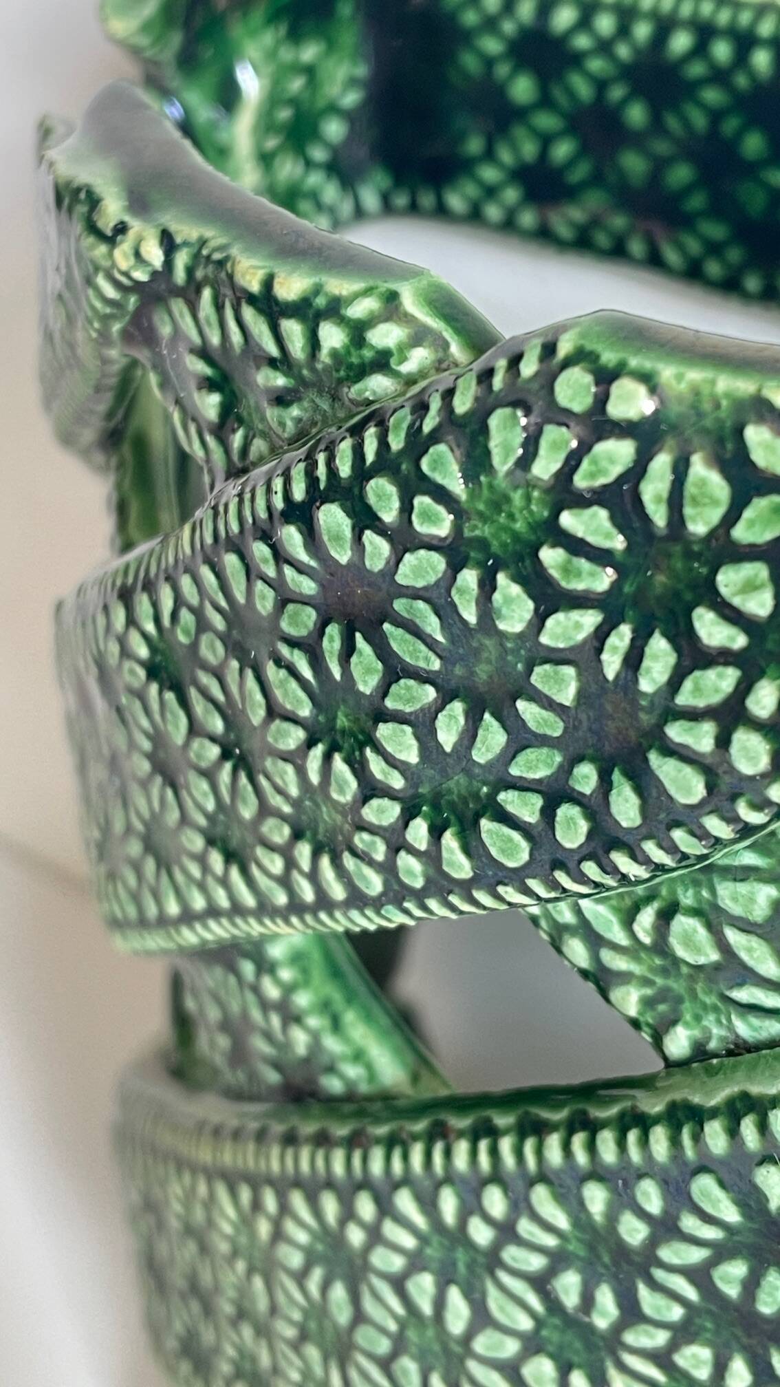 Wall lamp ceramic craftsmanship vintage