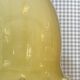 Vintage suspension in striped yellow opaline.
