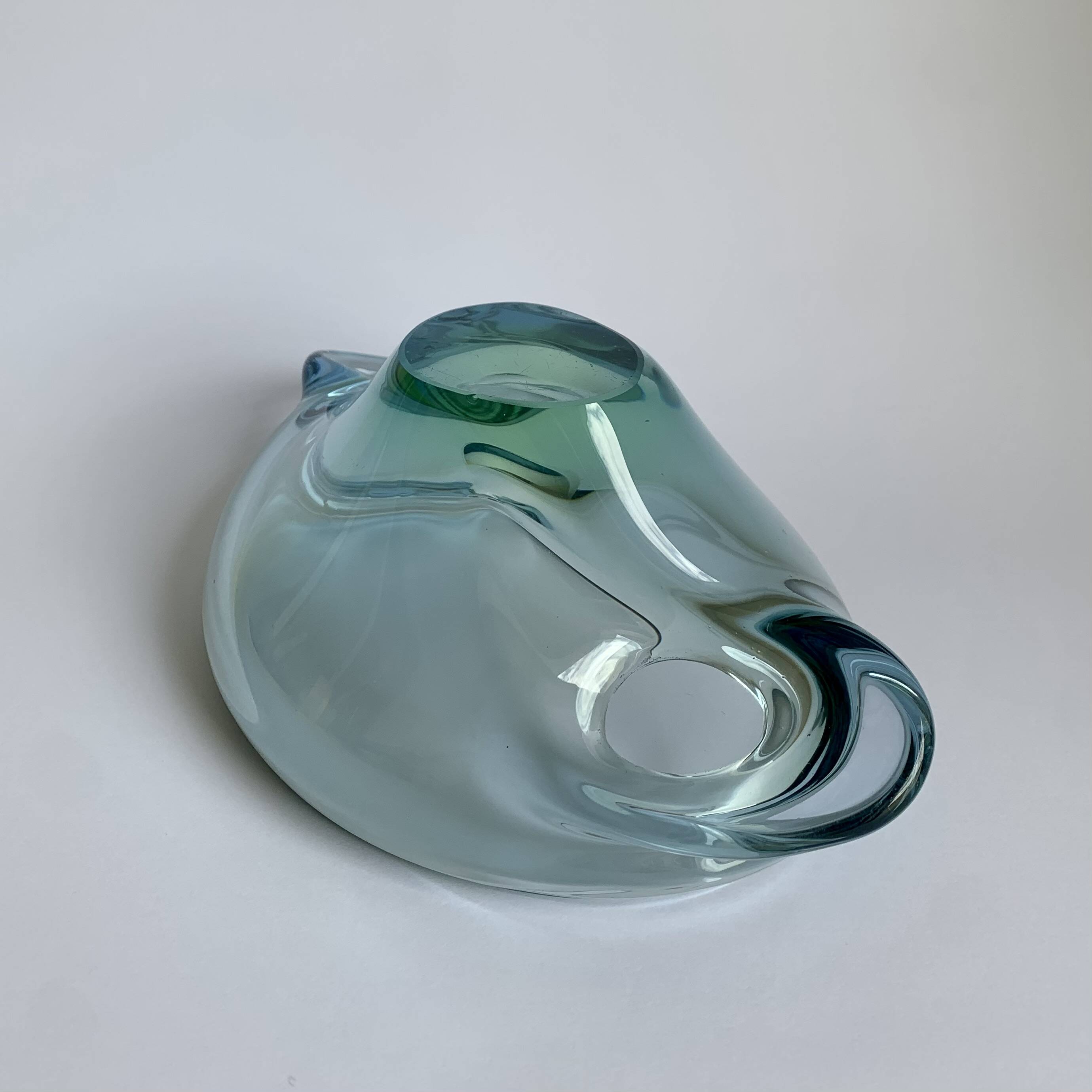 Mid-Century Czech Art Glass Bowl by Chribska, 1960s