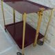 Vintage 50s Textane brand rolling and folding trolley