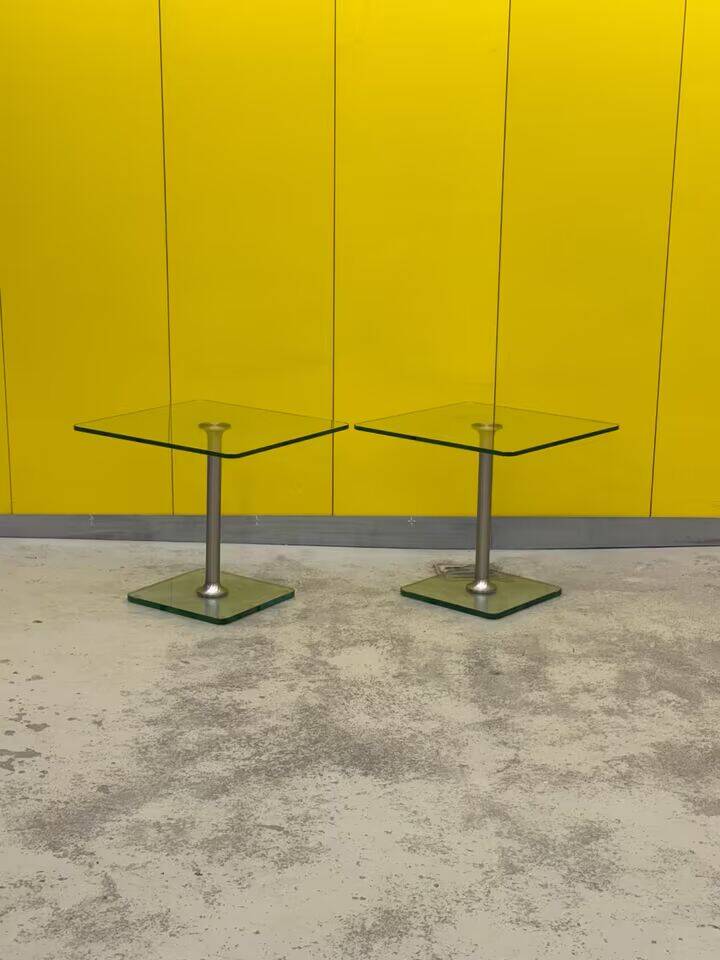 Draenert allegro 1011 glass side tables – set of 2  (price is for one )