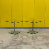 Draenert allegro 1011 glass side tables – set of 2  (price is for one )