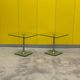 Draenert allegro 1011 glass side tables – set of 2  (price is for one )