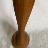 Decorative wooden vase.