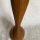 Decorative wooden vase.