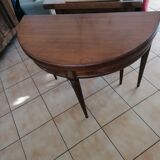 Table console demi-lune style Louis XVI
