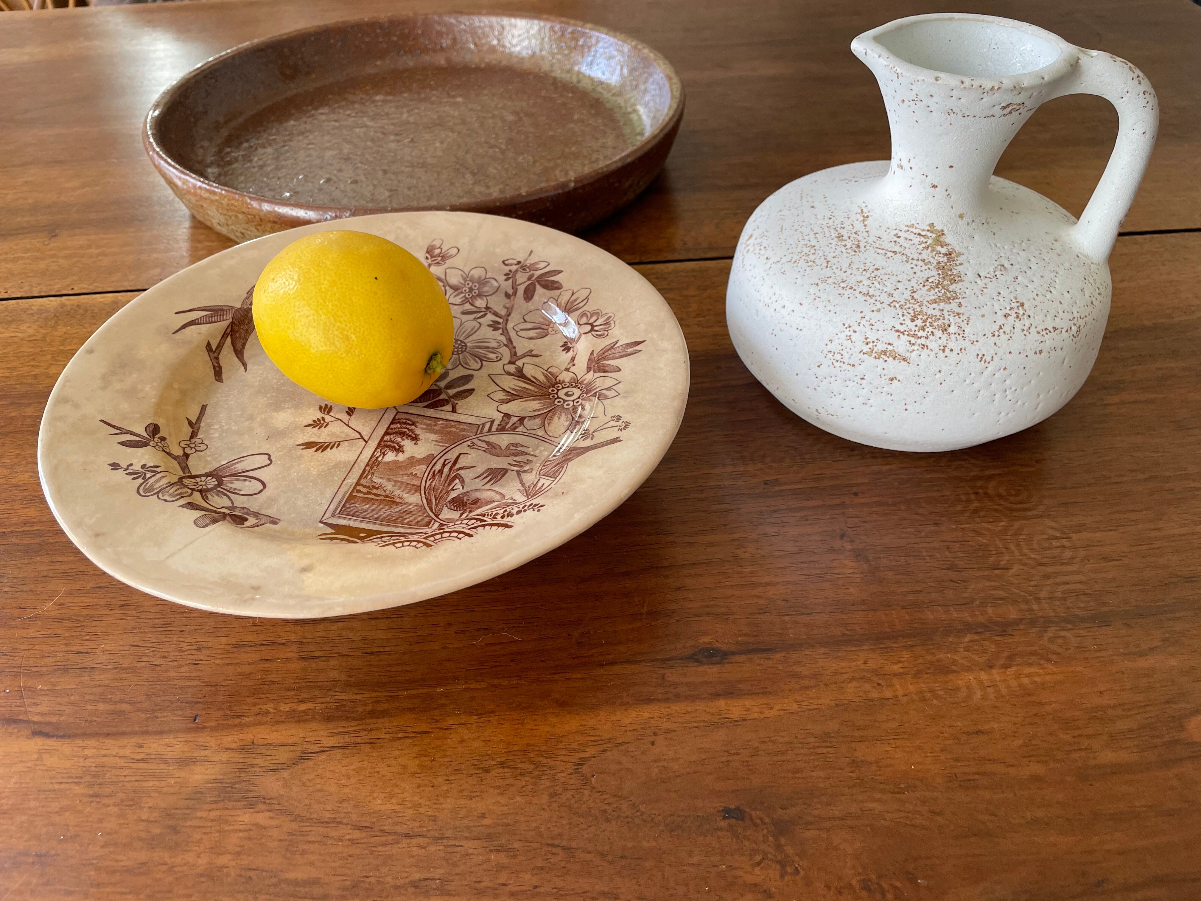 English Ironstone Pedestal Dish