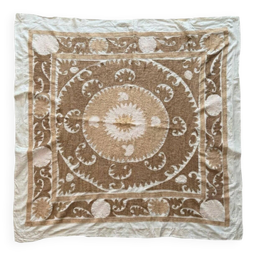 Vintage hand-embroidered tablecloth 150x155 cm