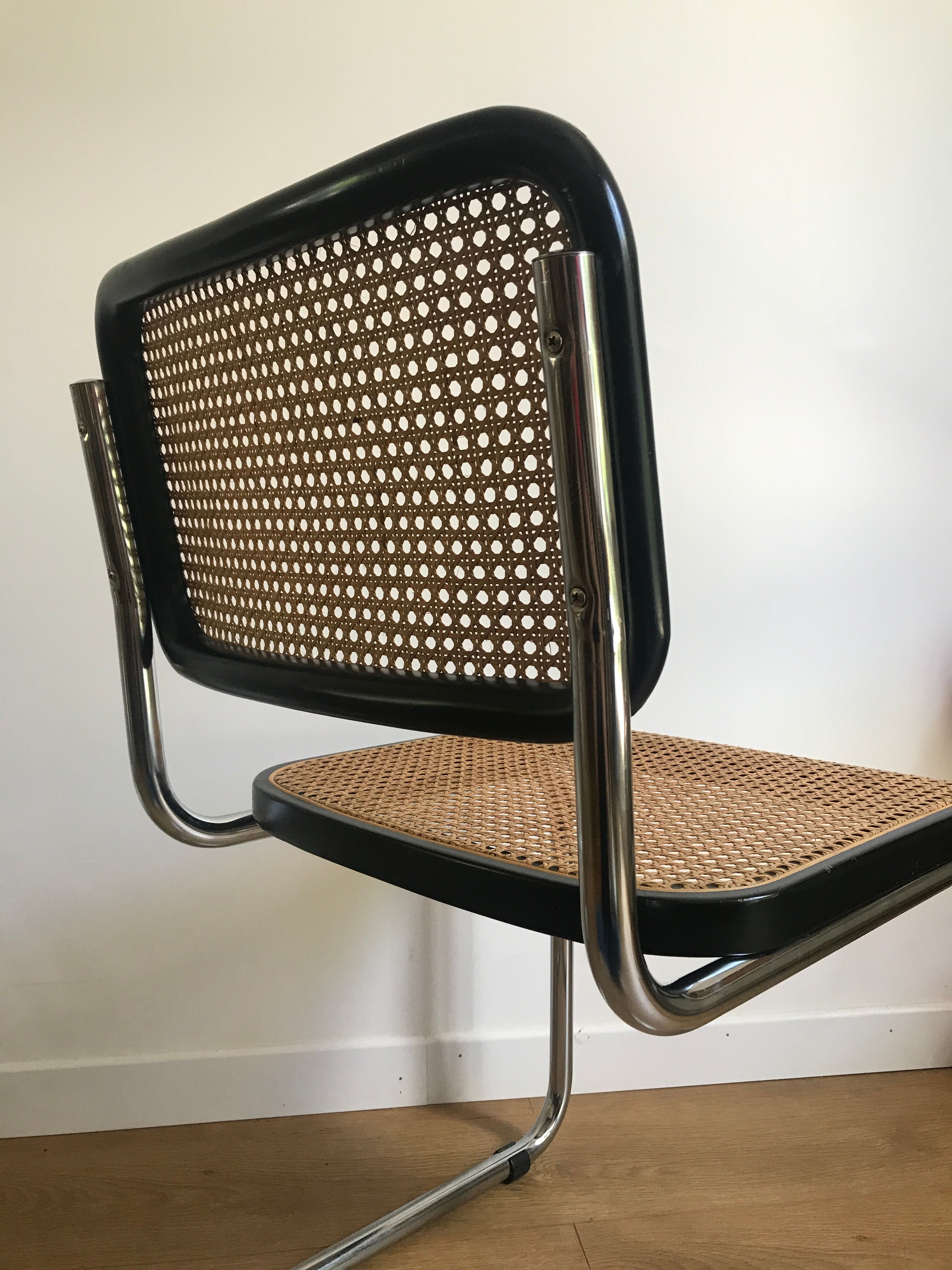 Black Cesca B32 chair Marcel Breuer