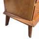 oak commode with tapered legs 1950