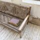 Audoux and Minet cord bench
