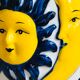 Vintage Sun & Moon Vase ceramic H17cm