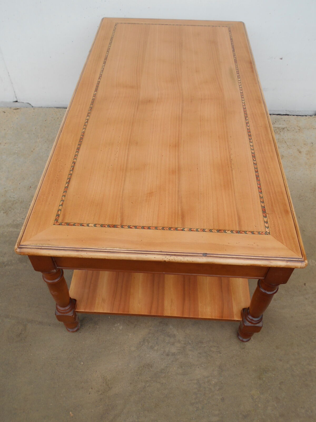 Coffee table, double tray