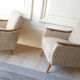 1/2 fauteuils club cubique années 50 60 vintage Originaux parfait etat