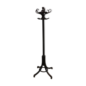 Porte-manteau perroquet bois courbé