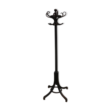 Old curved wood parrot coat holder