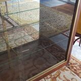Glass and wood display case