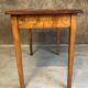Walnut wood desk with a drawer